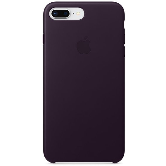 Аксессуар для iPhone Apple Leather Case Dark Aubergine (MQHQ2) for iPhone 8 Plus/iPhone 7 Plus
