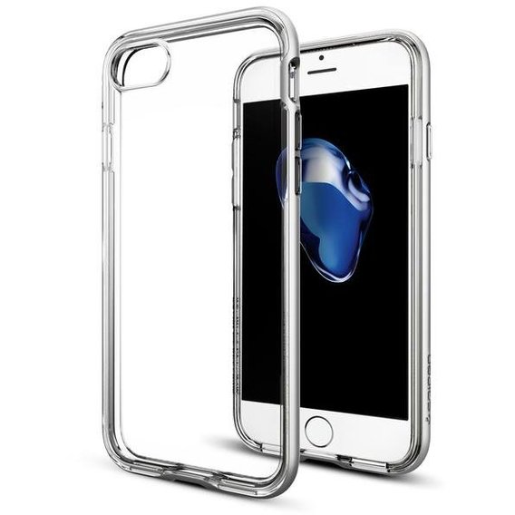 Аксессуар для iPhone Spigen Neo Hybrid Crystal Satin Silver (Spigen-043CS20684) for iPhone 8 Plus/iPhone 7 Plus