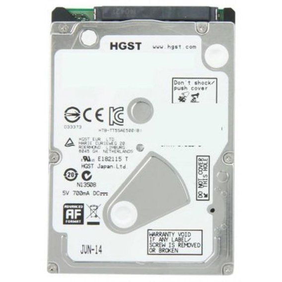 Внутренний жесткий диск Hitachi Travelstar Z5K500 HTS545050A7E680/0J38065