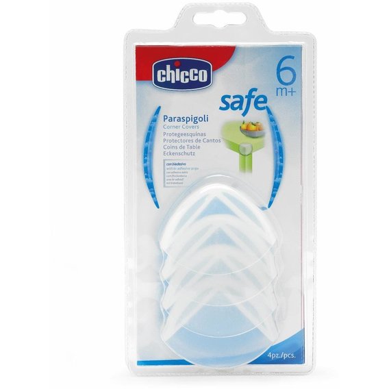 Защита от острых углов Chicco (прозрачный пластик) (60806.00)