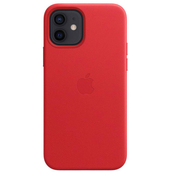 Аксессуар для iPhone Apple Leather Case with MagSafe (PRODUCT) Red (MHK73) for iPhone 12 mini