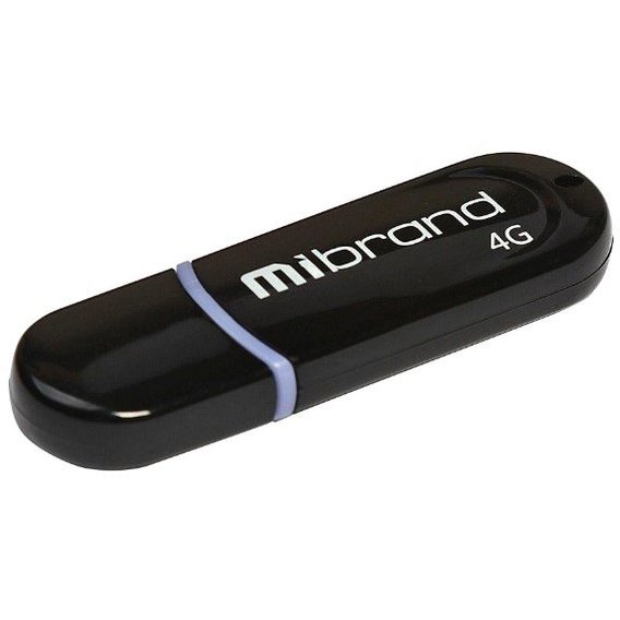 USB-флешка Mibrand 4GB Panther USB 2.0 Black (MI2.0/PA4P2B)