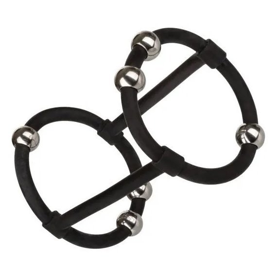 Кольцо на член California Exotic Novelties - Beaded Silicone Enhancer Cage