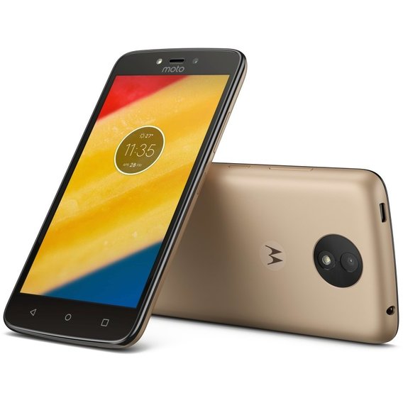 Смартфон Motorola Moto C Plus (XT1723) Dual Sim Gold (UA UCRF)
