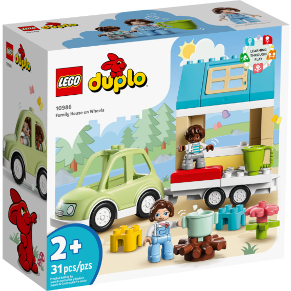 Конструктор LEGO At home on wheels Семейный дом на колесах (10986)