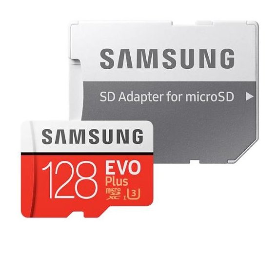 Карта памяти Samsung 128GB microSDXC Сlass 10 UHS-I U3 Evo Plus + adapter (MB-MC128GA/RU)