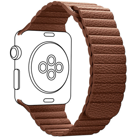 Аксессуар для Watch Armorstandart Leather Loop Brown (ARM57843) for Apple Watch 38/40/41mm