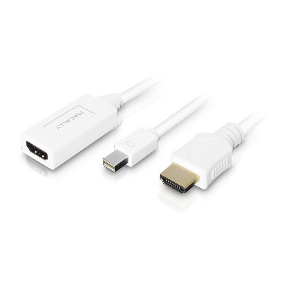 Адаптер Macally Mini DisplayPort to HDMI 4K + Cable 1,8m (MD-HD6C-4K)
