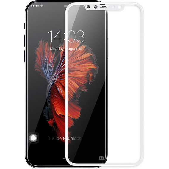 Аксессуар для iPhone WK Tempered Glass Kingkong 4D Curved White for iPhone SE 2020/iPhone 8/iPhone 7