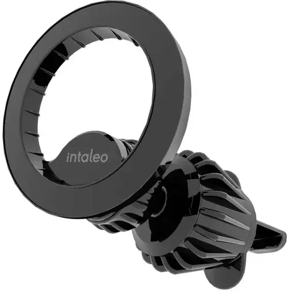 Держатель и док-станция Intaleo Car Holder Air Vent (CM06GG) MagSafe Black for iPhone 15 I 14 I 13 I 12 series
