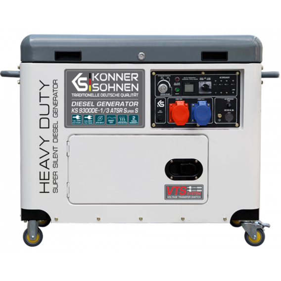 Дизельный генератор Konner&Sohnen KS 9300DE-1/3 ATSR SUPER S (Euro V)