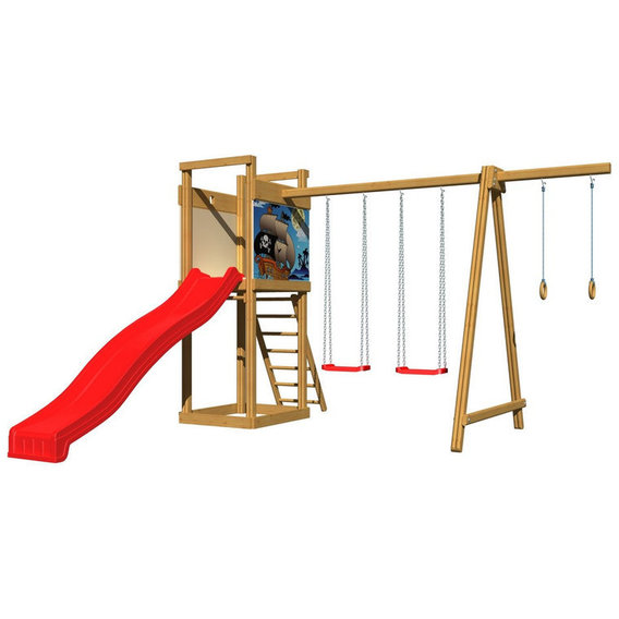 Дитяча дерев'яний майданчик SportBaby-4