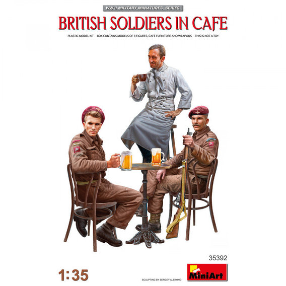 Набор фигурок MINIART Британские солдаты в кафе (MA35392