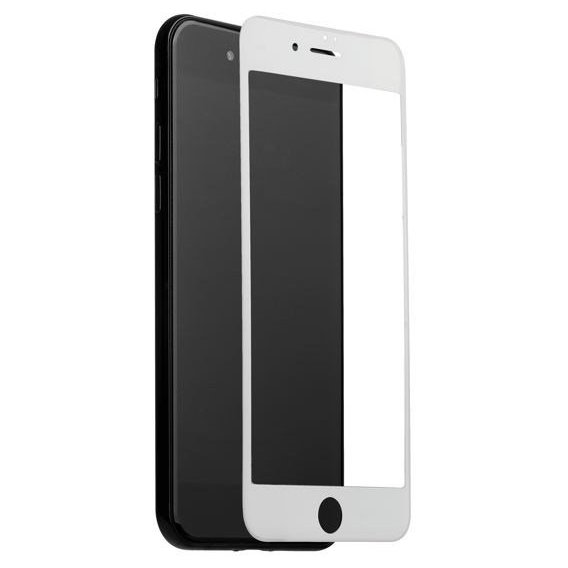 Аксессуар для iPhone COTEetCI Tempered Glass Silk Screen Printed Full-screen White (GS7105-WH-WH) for iPhone SE 2020/iPhone 8/iPhone 7