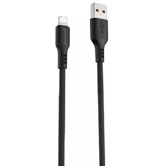 Кабель Proove USB Cable to Lightning Rebirth 2.4A 1m Black (CCRE60001101)