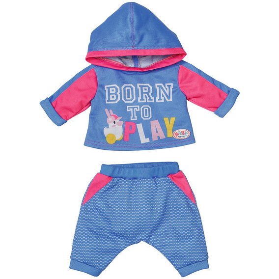 Набор одежды для куклы BABY born - Спортивный костюм (на 43 cm, голубой)