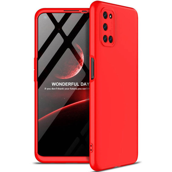 Аксессуар для смартфона LikGus Case 360° Red for Oppo A52 / A72 / A92