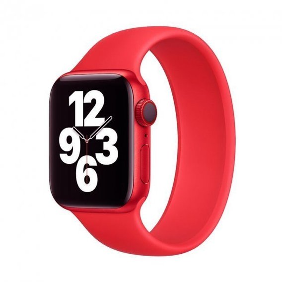 Аксессуар для Watch COTEetCI W58 Liquid Silicone Band Red (WH5301-RD-150) for Apple Watch 42/44/45/49mm