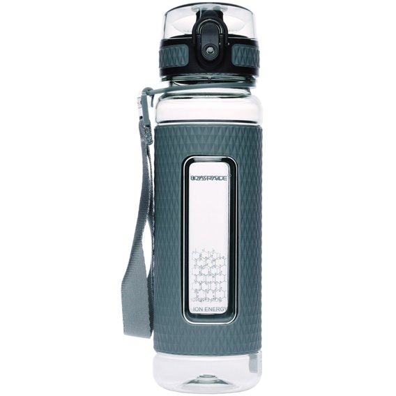 Бутылка для воды UZspace Diamond 450мл, Серый (5044)