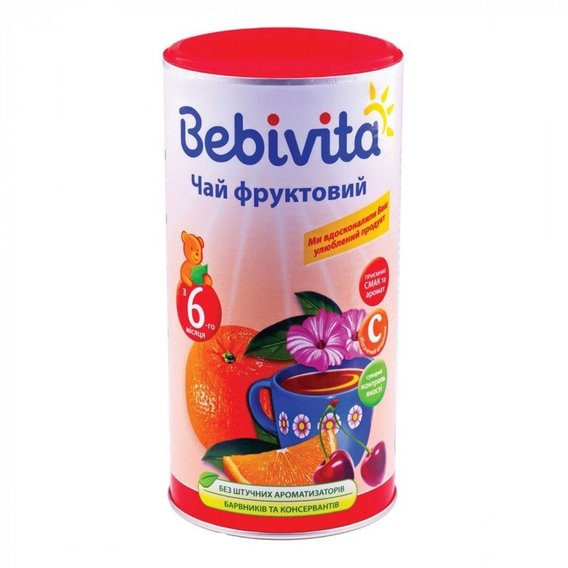 BEBIVITA Фруктовый чай Бебивита, 200гр (9007253101899)
