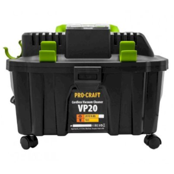 Аккумуляторный строительный пылесос Procraft VP20