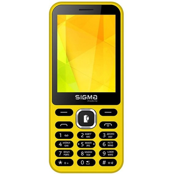Мобильный телефон Sigma mobile X-style 31 Power Yellow (UA UCRF)