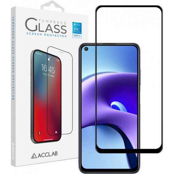 Аксессуар для смартфона ACCLAB Tempered Glass Full Glue Black for Xiaomi Redmi Note 9S/Note 9 Pro/Note 9 Pro Max