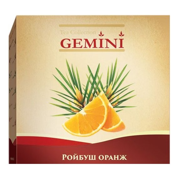 Чай Gemini Tea Collection Grand Pack Ройбуш Оранж 20х4 г (4820156430942)