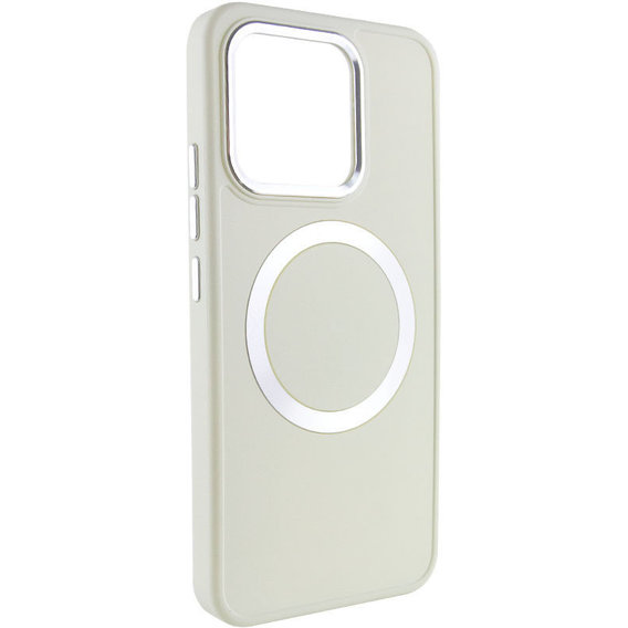 Аксессуар для смартфона TPU Case Bonbon Metal Style with MagSafe White for Xiaomi 14 Pro