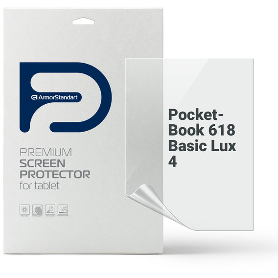 Аксессуар к электронной книге ArmorStandart Hydro-Gel Screen Protector Matte for PocketBook 618 Basic Lux 4 (ARM73465)