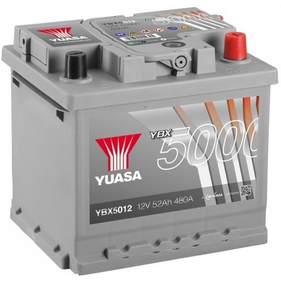 Автомобильный аккумулятор Yuasa 6СТ-52 АзЕ Silver High Perfomance (YBX5012)