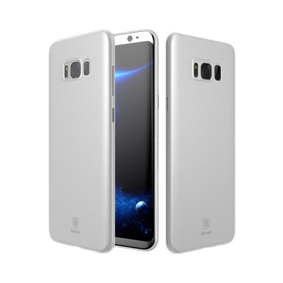 Аксессуар для смартфона Baseus Wing Case Transparent White (WISAS8P-02) for Samsung G955 Galaxy S8 Plus