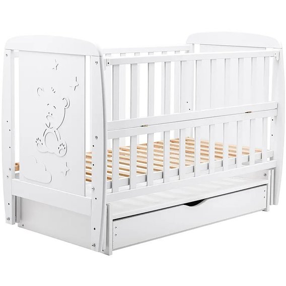 Детская кроватка Babyroom Умка DUMYO-3 белый (626201)