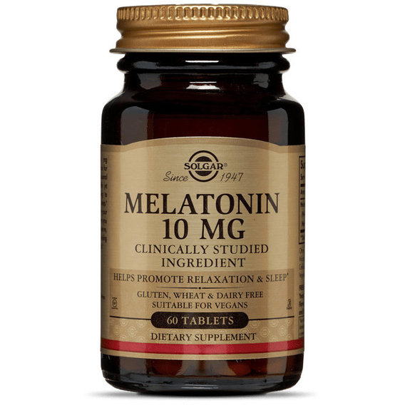 Solgar Melatonin, 10 mg, 60 Tabs Мелатонин (SOL-01956)