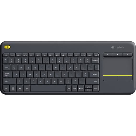Клавиатура Logitech Wireless Touch Keyboard K400 Plus Dark (920-007147)