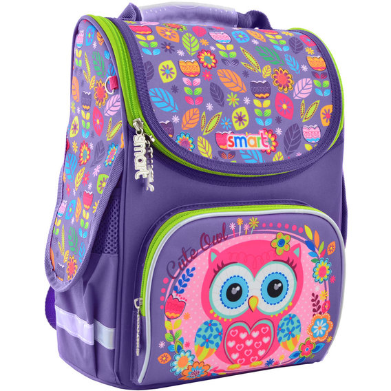 Рюкзак школьный Smart каркасный Smart PG-11 Little Owl