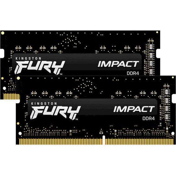 Kingston FURY 32 GB (2x16GB) SO-DIMM DDR4 3200 MHz Impact (KF432S20IBK2/32)