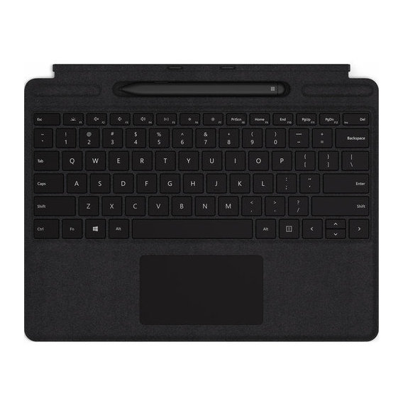 Аксессуар для планшетных ПК Microsoft Surface Pro X / Surface Pro 8 Signature Keyboard with Slim Pen Black (QSW-00001)