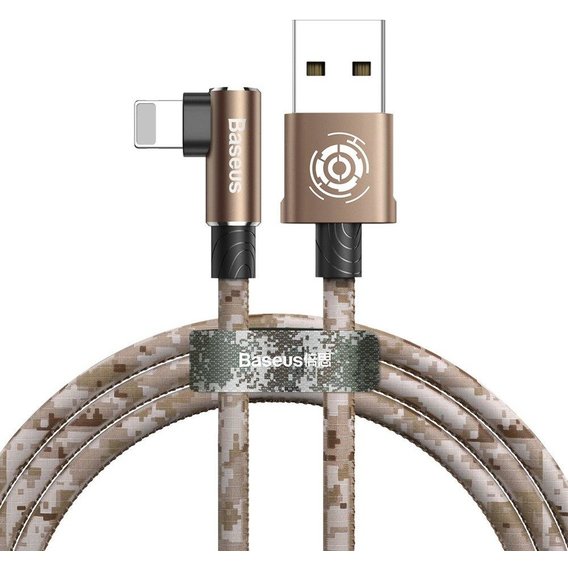 Кабель Baseus USB Cable to Lightning Camouflage 2.4A 1m Brown (CALMC-A12)
