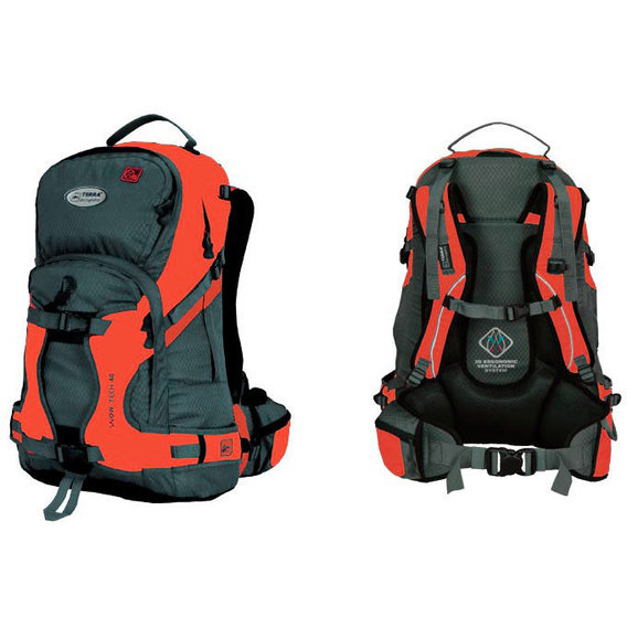Рюкзак Terra Incognita Snow-Tech 40 (оранжевый/серый)