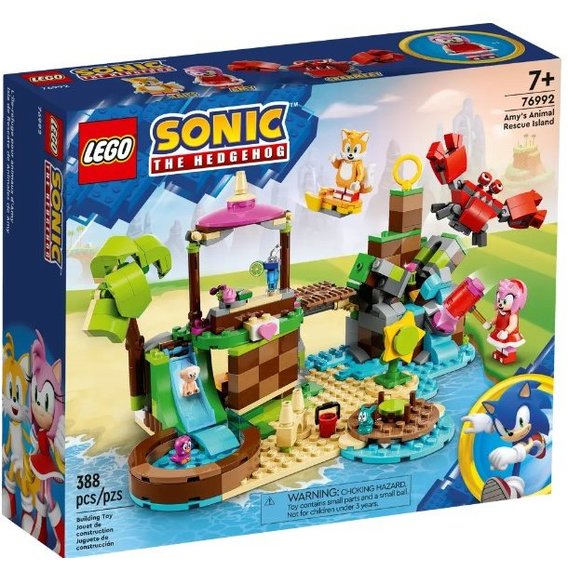 Конструктор LEGO Ideas Sonic the Hedgehog Остров спасения животных Эми 388 деталей (76992)