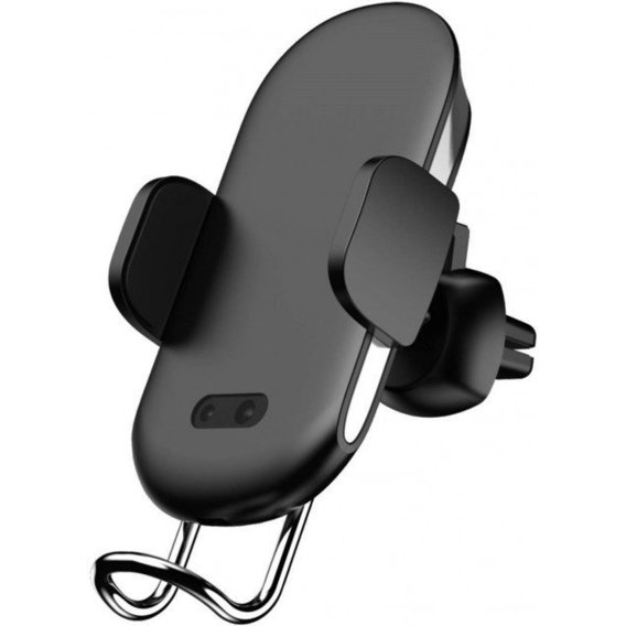 Держатель и док-станция Qitech Car Holder Wireless Charging Air Vent T10 Black (QT-AsensT10)