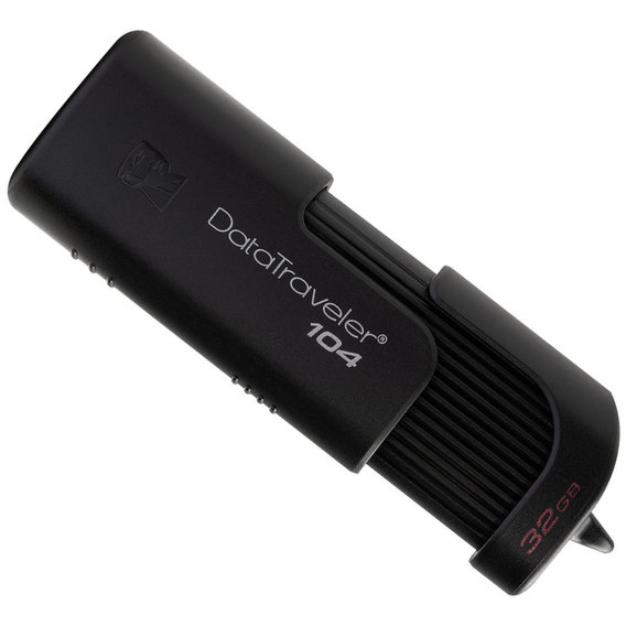 USB-флешка Kingston 32GB DataTraveler 104 USB 2.0 Black (DT104/32GB)