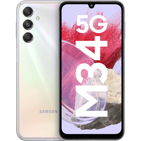 Смартфон Samsung Galaxy M34 5G 6/128Gb Prism Silver M346B