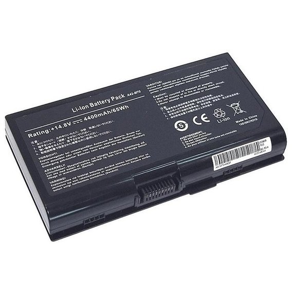 Батарея для ноутбука ASUS A42-F70 M70 14.8V Black 4400mAh OEM