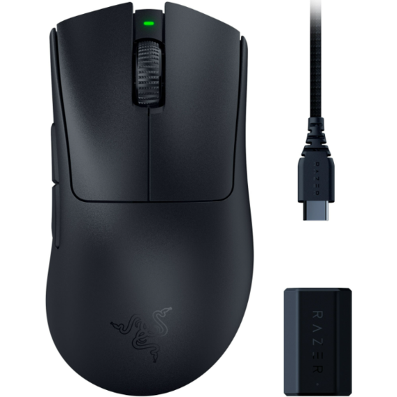 Мышь Razer DeathAdder V3 PRO Wireless & Mouse Dock Black (RZ01-04630300-R3WL)