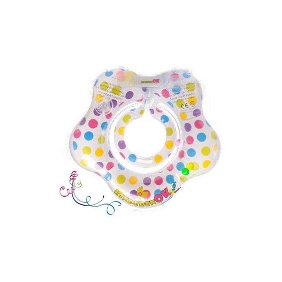 Круг для купания младенцев KinderenOK Confetti Конфетти (240913-white)
