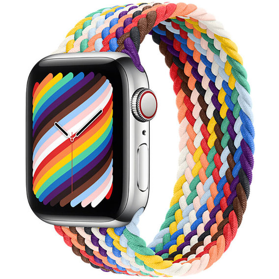 Аксессуар для Watch Apple Solo Loop Braided Pride Edition Size 7 (MJX63) for Apple Watch 38/40/41mm