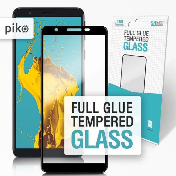 Аксессуар для смартфона Piko Tempered Glass Full Glue Black for Samsung A013 Galaxy A01 Core