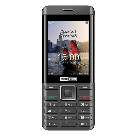 Мобильный телефон Maxcom MM236 Black-Gold (UA UCRF)